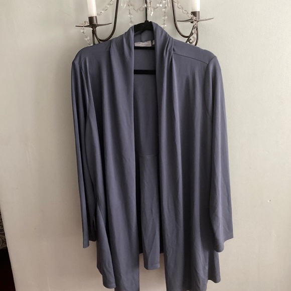 Susan Graver Liquid Knit Cardigan - Picture 1 of 5